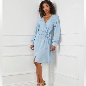NWT Karen Kane On Holiday Chambray Dress
